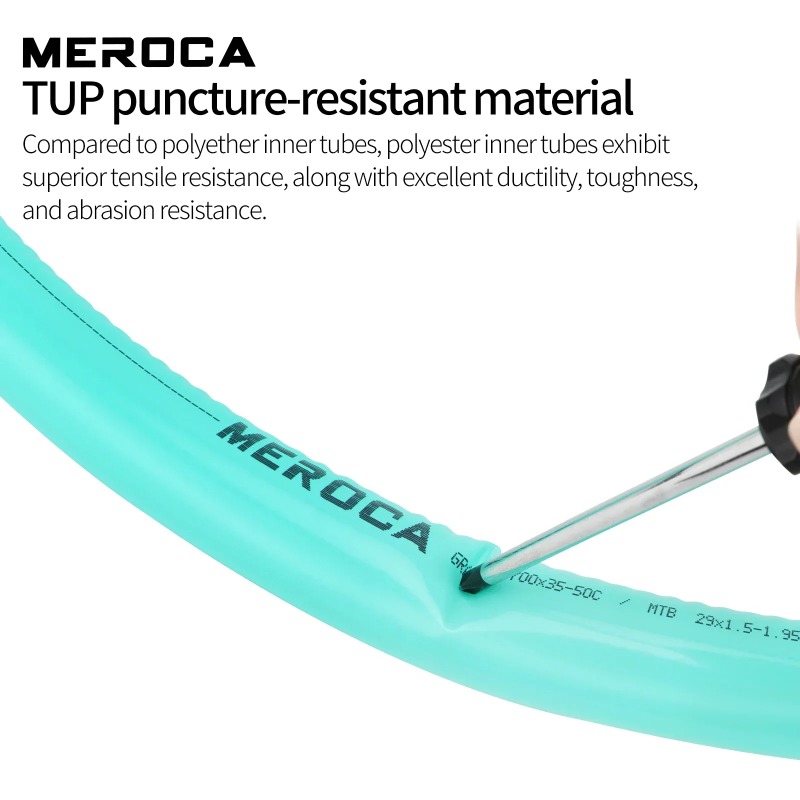 MEROCA بولي TPU دراجة الأنبوب  - مراجعة Mountain Biking Tube وسعره