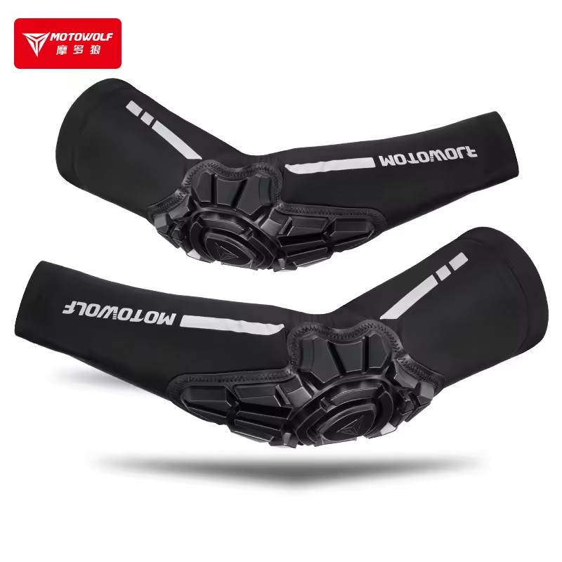 MOTOWOLF موتوكروس الكوع حامي B - مراجعة Mountain Biking Elbow Pads وسعره