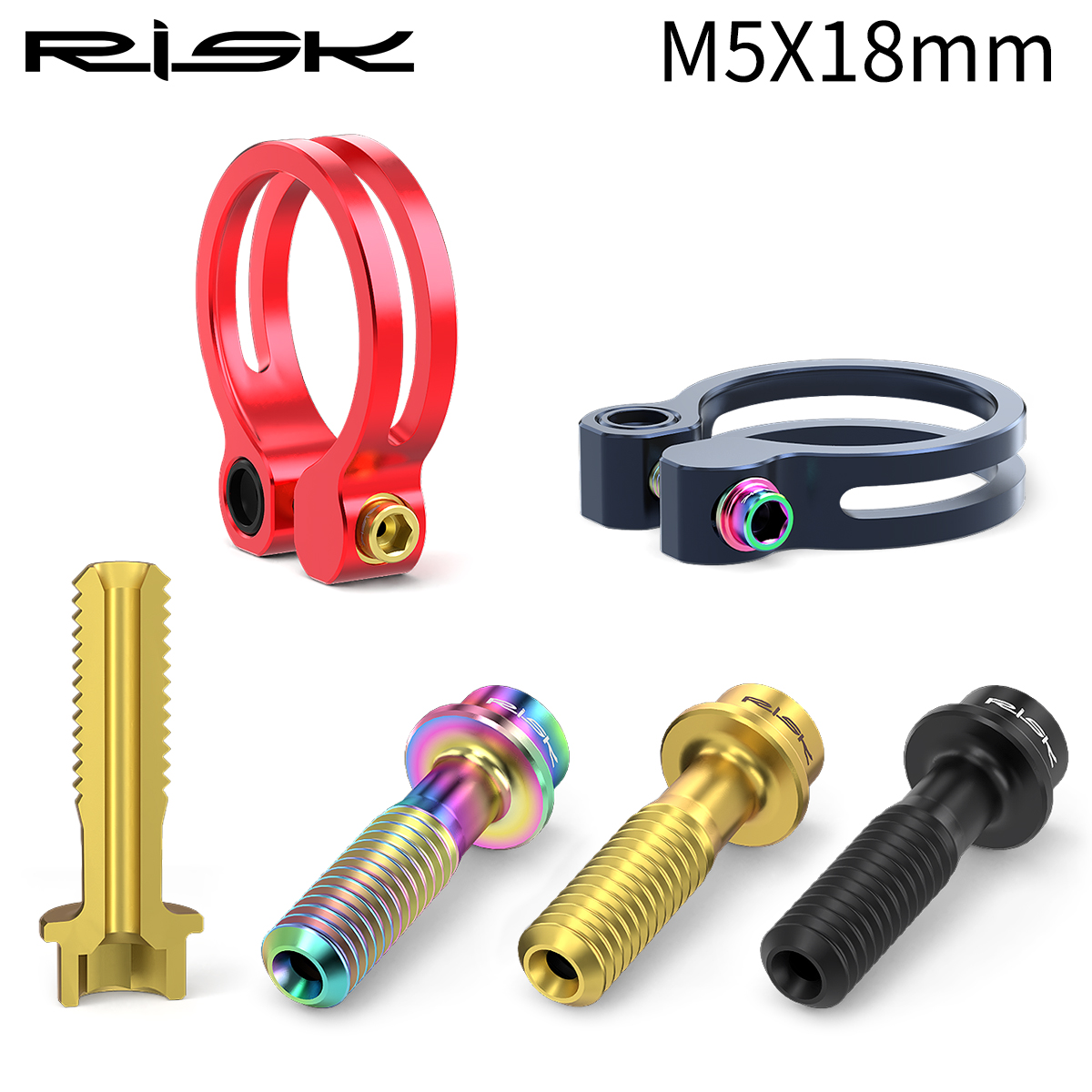 مسامير مقعد RISK M5x18mm من سب - مراجعة Mountain Biking Tube وسعره